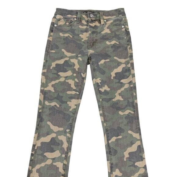 NWT HUDSON Barbara High Waist Super Skinny Ankle Jean Sz 23 Worn Camo - Picture 3 of 9